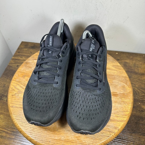 Brooks Adrenaline GTS 24 Mens 10.5 Wide 2E Black Running Shoes 1104372E020 main image 4
